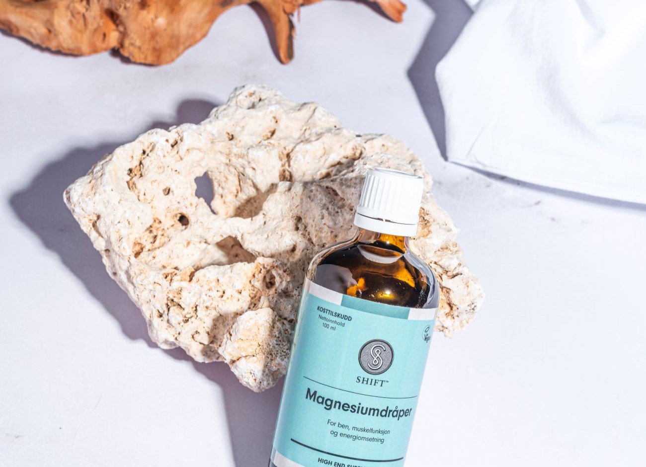 Magnesiumtilskudd kommer blant annet i form av pulver.