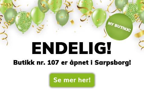 Ballonger og fest - ny Sunkost-butikk er åpnet i Sarpsborg!