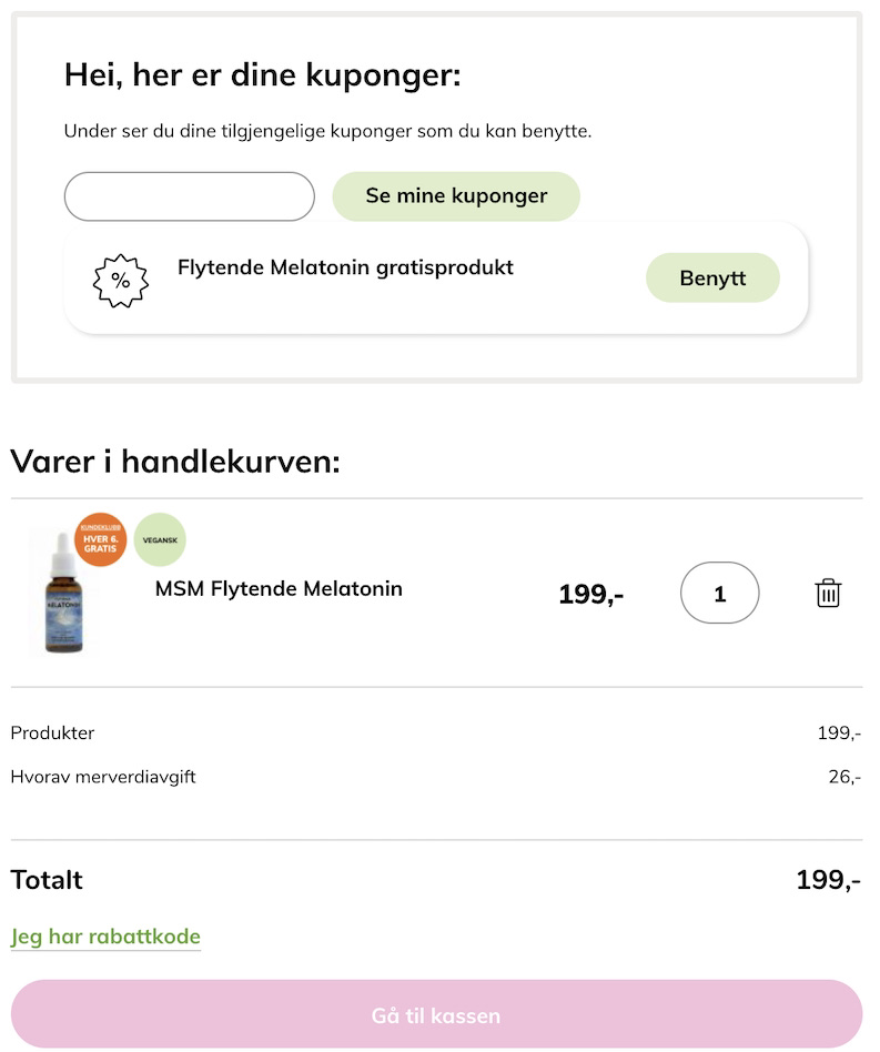 Registrer telefonnummer Oversikt over hvordan man bruker kundeklubb koden for å få hver sjette gratis som kundeklubbmedlem hos Sunkost